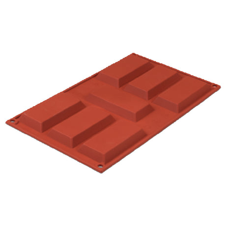 JB Prince M513 H Financier Mold 12" X 7" Overall Makes (7) 3-3/4" X 1-3/4" Rectangles