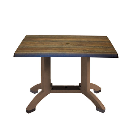 Grosfillex UT385816 - Atlanta Outdoor Table, 48" X 32" X 28-2/5"H, Rectangle