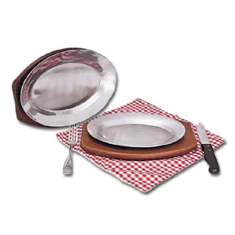 Admiral Craft SZ-10 Sizzle Steak Platter Oval 10-1/2" X 7"