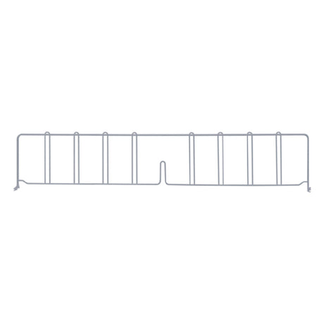 Quantum DIV36GY Wire Shelf Divider 36"D X 8"H Gray Epoxy Antimicrobial Finish