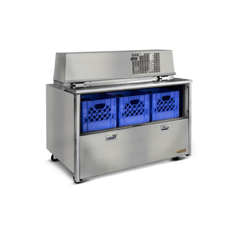 Traulsen RMC49D4 - Spec-Line RMC Series Forced-Air Double Access Milk Cooler, Sliding Door