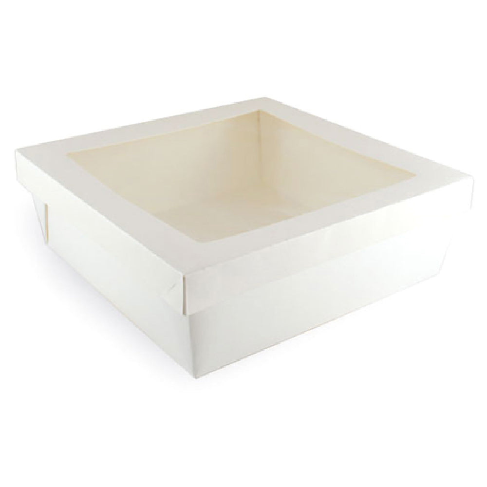 PacknWood 210KRAYWH228 - Kray Take Out Box, 132 Oz., Base: 8.7" X 8.7" X 3.2"