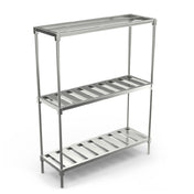 Winholt BKR-722076 - Beer Keg Rack, All Welded Heavy Duty Aluminum Construction, E-channel