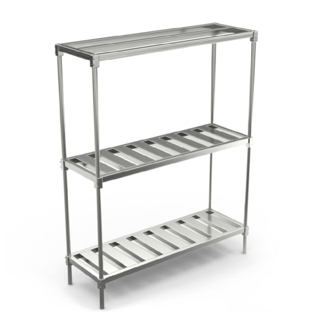Winholt BKR-722076 - Beer Keg Rack, All Welded Heavy Duty Aluminum Construction, E-channel