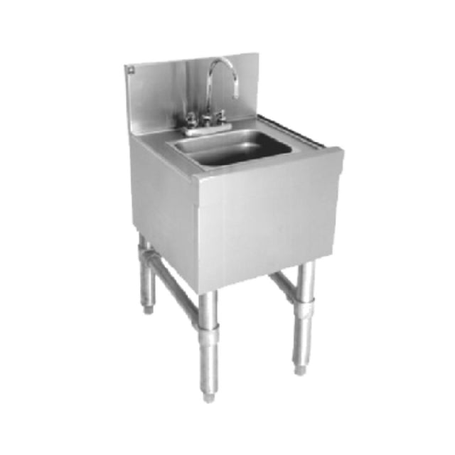 Eagle HSD12-24 Spec-Bar® Underbar Hand Sink 12"W X 24"D 20/304 Stainless Steel Body