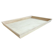 PacknWood 210WOODTRAY54 - Noah54 Tray, 22.7" X 15.7" X 1.75", Rectangle