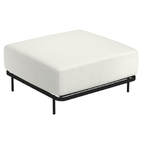 Emuamericas Llc 1085 Cannolè Lounge Ottoman Outdoor/indoor PVC Footcaps