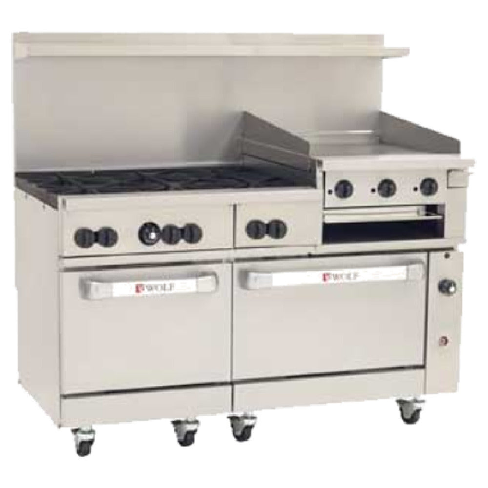 Wolf C60SC-6B24GB_LP Challenger XL™ Restaurant Range 60" Gas