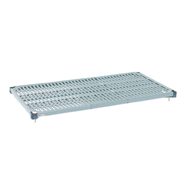 Metro MQ2160G Quick Ship MetroMax® Q Shelf 60"W X 21"D Removable Open Grid Polymer Shelf Mats On An Epoxy Coated Steel Frame With Quick Adjust Corner Releases