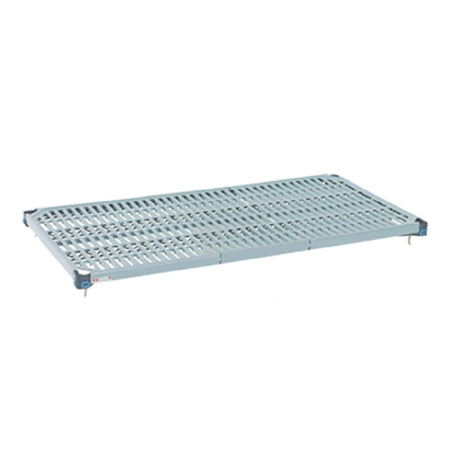 Metro MQ1848G Quick Ship MetroMax® Q Shelf 48"W X 18"D Removable Open Grid Polymer Shelf Mats On An Epoxy Coated Steel Frame With Quick Adjust Corner Releases