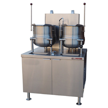 Southbend (Middleby) GMT-10S-10 - Kettle/Cabinet Assembly, Gas, (2) 10 Gallon Tilting Kettles