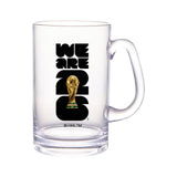 GET Enterprises SW-1464-FIFA26-LOGOCOLOR FIFA Beer Mug 20 Oz (21 Oz Rim-Full) 3.4" Dia. (4.9" Dia. W/Handle) X 5.6" H.