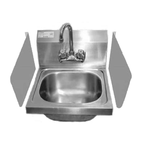 GSW USA SP-S1712 Splash Guard For Hand Sink Wall Mount 17"W X 12"H