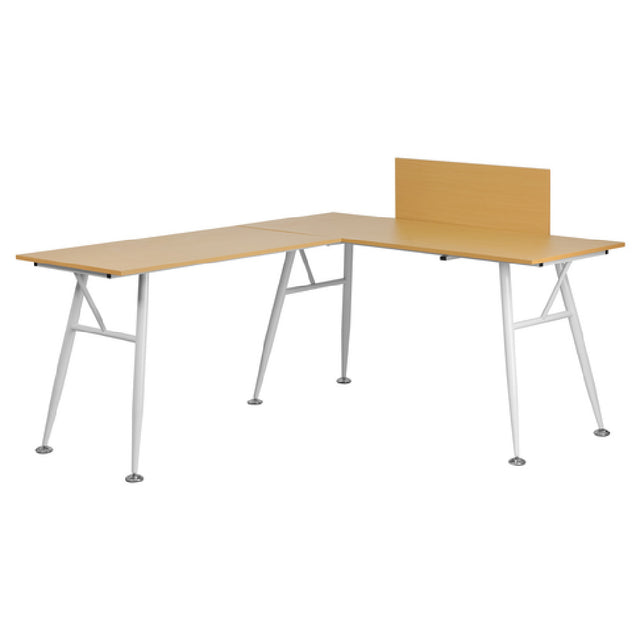 Flash Furniture NAN-WK-110-GG L-Shape Computer Desk 89-1/2"W X 60"D X 39-3/4"H Overall