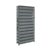 Quantum 1275-501_YELLOW - Shelving Unit, 12"D X 36"L X 75"H, Heavy Duty
