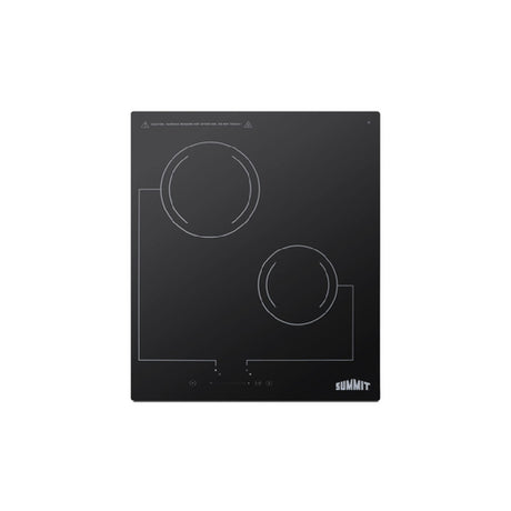 Summit CR2B228T Radiant Cooktop Electric (1) 1200W 5.5" Front Element