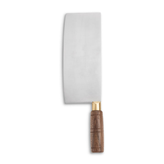 Harold Import Co. 97154 Helen's Asian Kitchen 8" Chinese Chef Knife Made From High-quality Japanese Carbon Steel And Walnut Handle