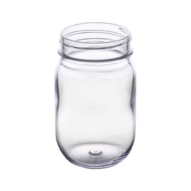 GET DW3252SAN-CL - Dessert Time™ Mason Jar, 16 Oz. (17.5 Oz Rim-full), SAN
