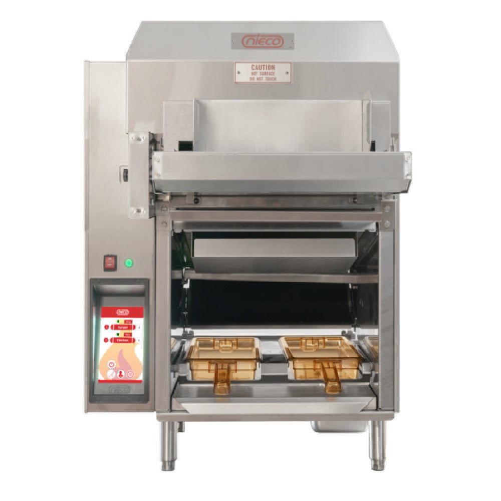 Nieco LLC MV62-2C-G Compact Conveyor Broiler Gas Countertop Design