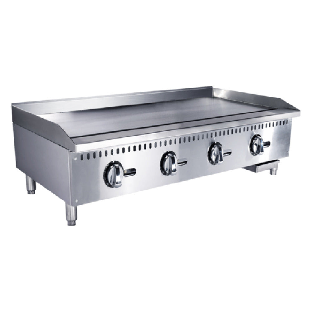 Admiral Craft BDECTG-48/NG Black Diamond Gas Griddle Countertop 48"W X 22-3/4"D