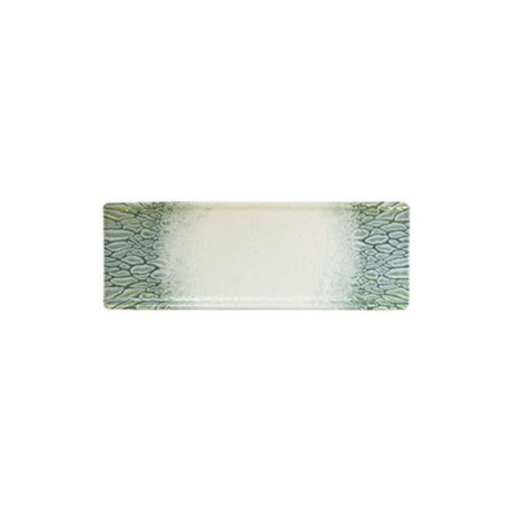 Cardinal FP904 - Dudson, Papillon Green Rectangle Tray (L:9.75'' X W:3.5''), ['Vitrified Ceramic']