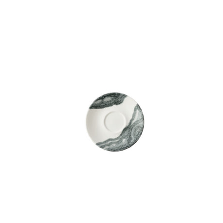 Churchill China TDBKCSS 1 - Tide Black Cappuccino Saucer, 6.25", Ceramic