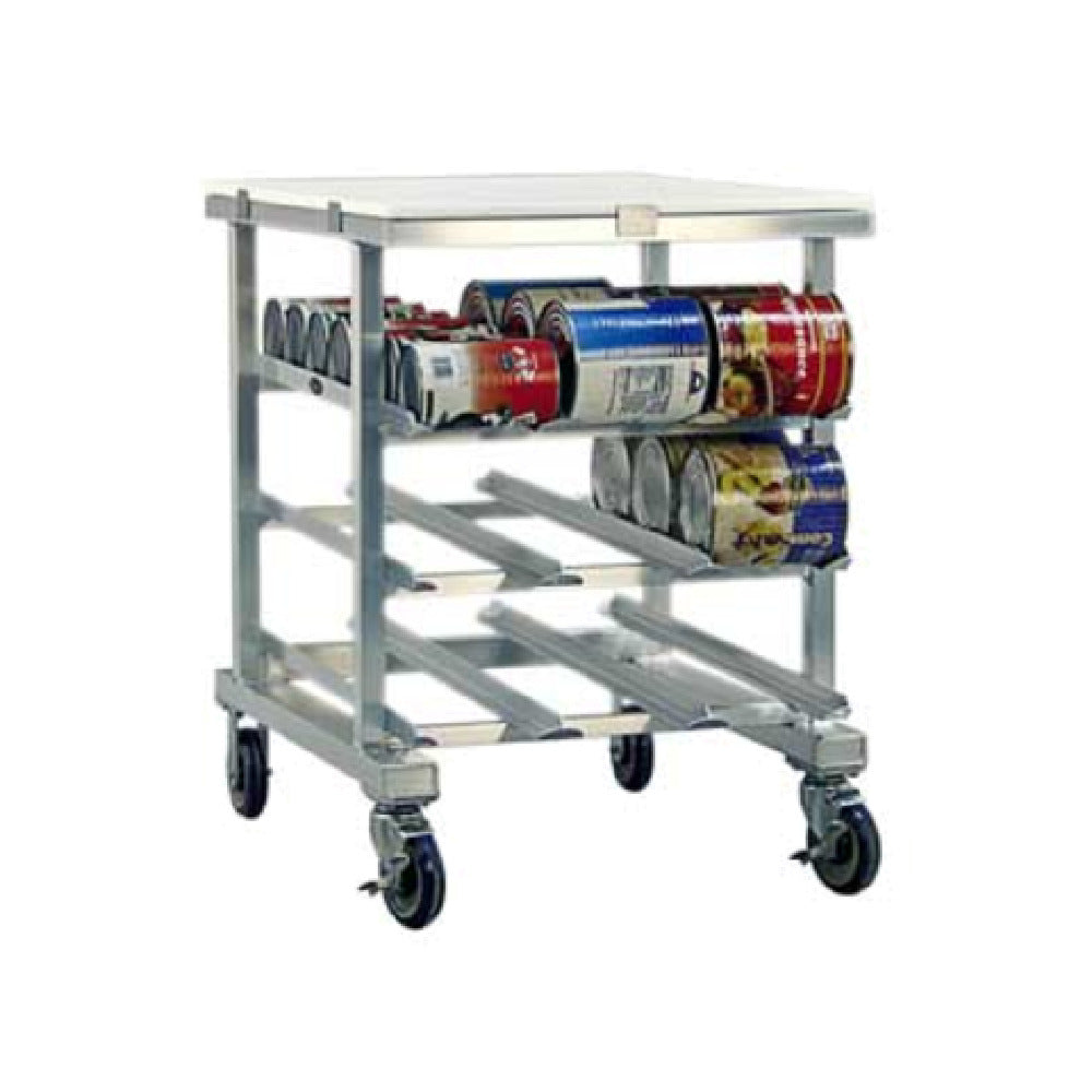 New Age Industrial 1237 Can Storage Rack Mobile Counter Height