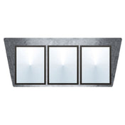 Hubert 74394 - Menu Board, 3-pocket, Wall-mount