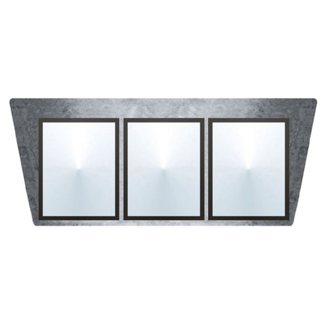 Hubert 74394 - Menu Board, 3-pocket, Wall-mount