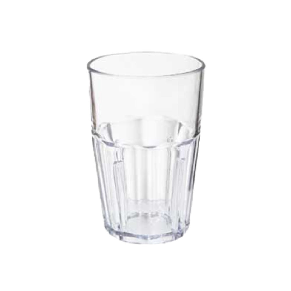 GET Enterprises 9910-1-CL Bahama™ Double Rock Tumbler 10 Oz. (12.4 Oz. Rim Full) 3-1/8" Dia. X 4-3/4"H