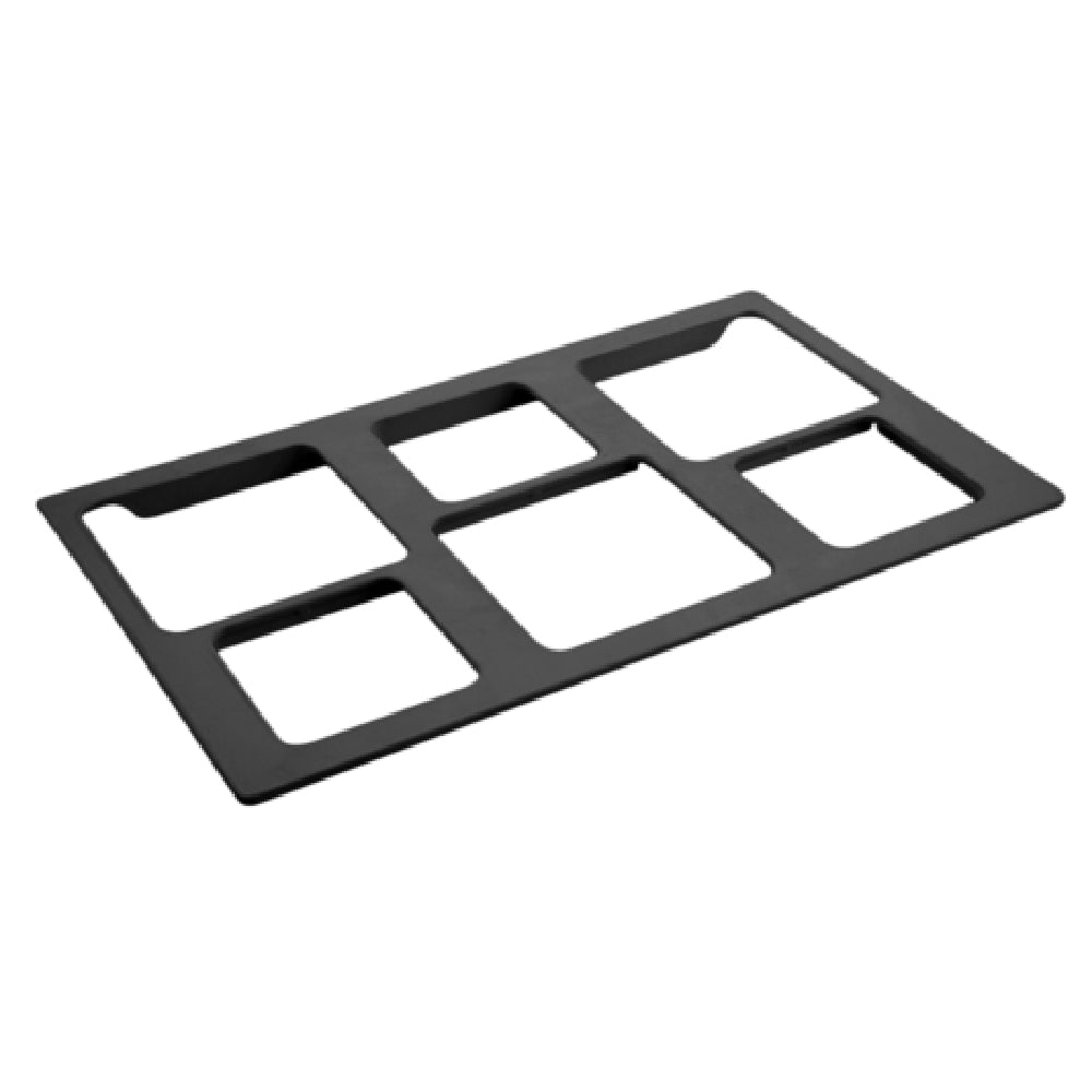 Bon Chef 52149PWHT E Z Fit Custom Cut Tile 12-3/4" X 20-13/16" For 6 Cutouts (3) #9502 & (3) #9503