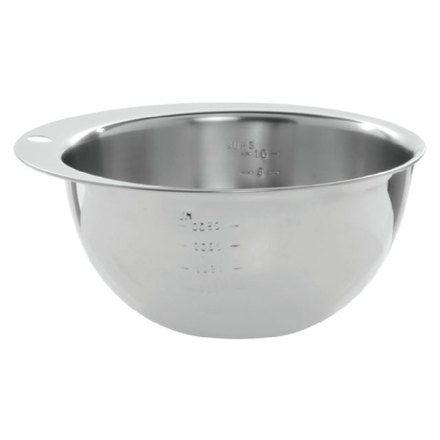 Hubert 98836 - Measuring Bowl, 85 Oz., 8-1/4" Dia.