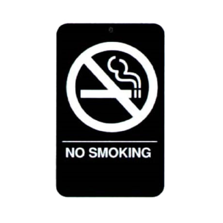 Vollrath 5638 No Smoking Sign Braille 6" X 9"