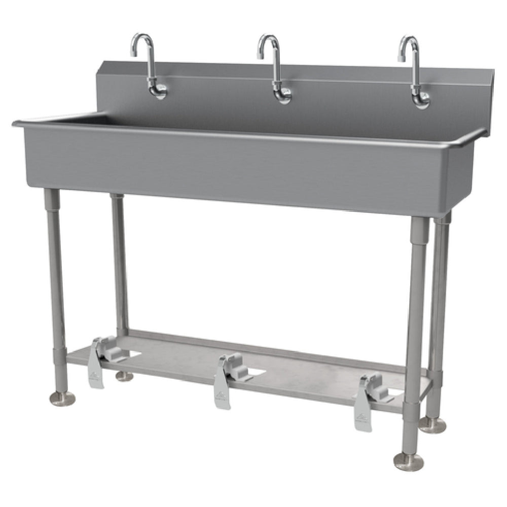 Advance Tabco FS-FM-72FV Multiwash Hand Sink Splash Mount Faucet Provision (3) Person