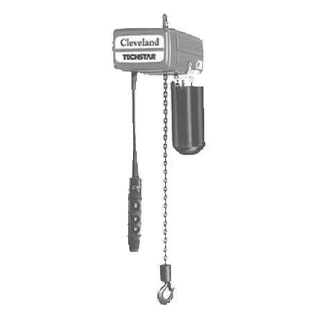 Cleveland CH-E-1005-M Electric Chain Hoist For Monorail System: 1/2 Ton Capacity