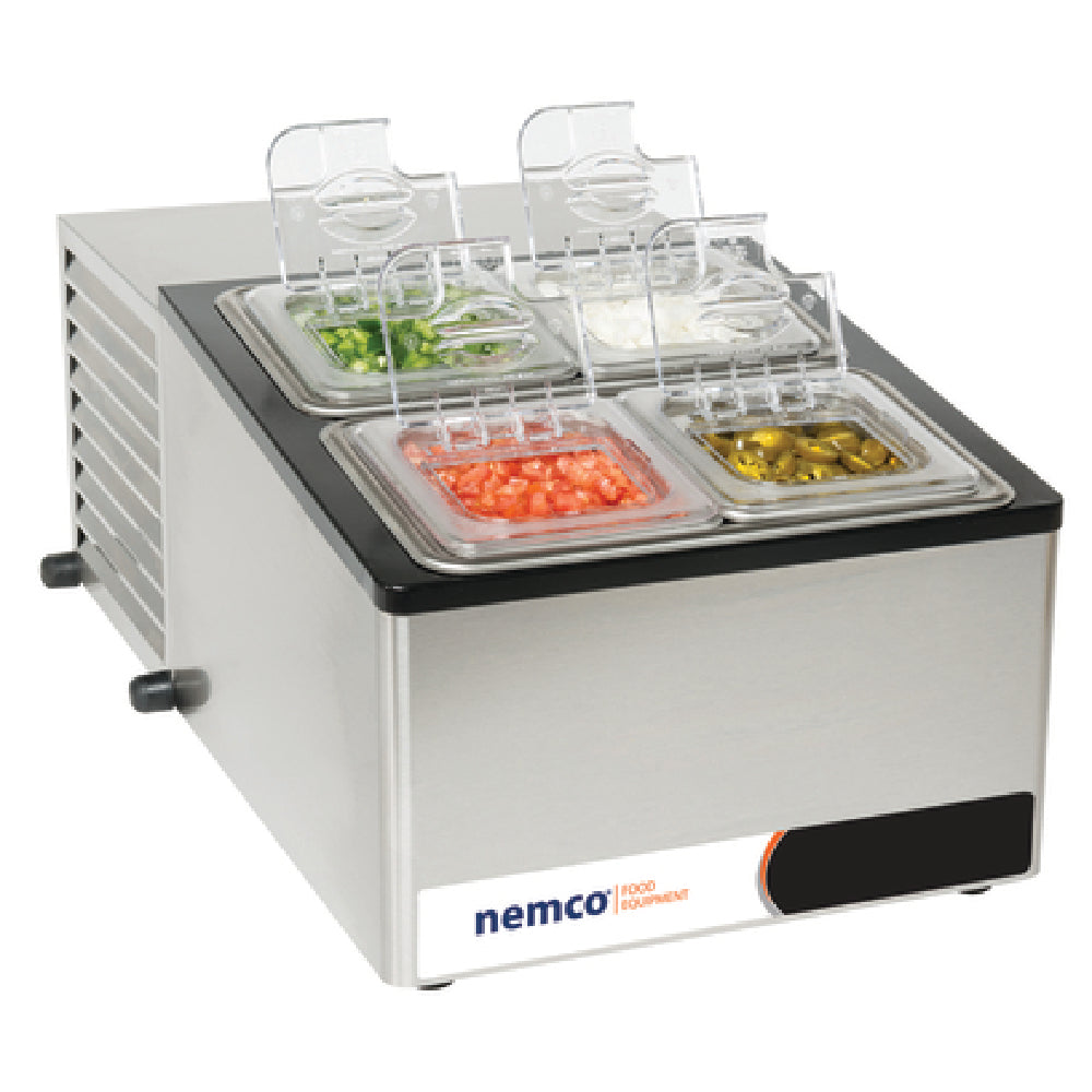 Nemco 9010 Cold Condiment Station Counter-top 17-7/8"W X 28"D X 11-3/4"H