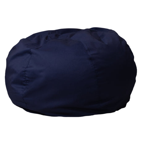 Flash Furniture DG-BEAN-LARGE-SOLID-BL-GG Bean Bag Chair Oversized Removable Slip Cover