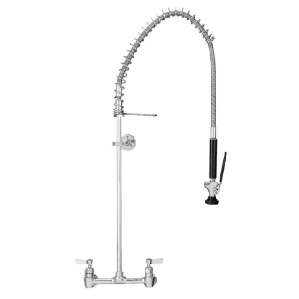 Fisher 67989 Pre-Rinse Unit Spring Stylle 8" Backsplash Control Valve