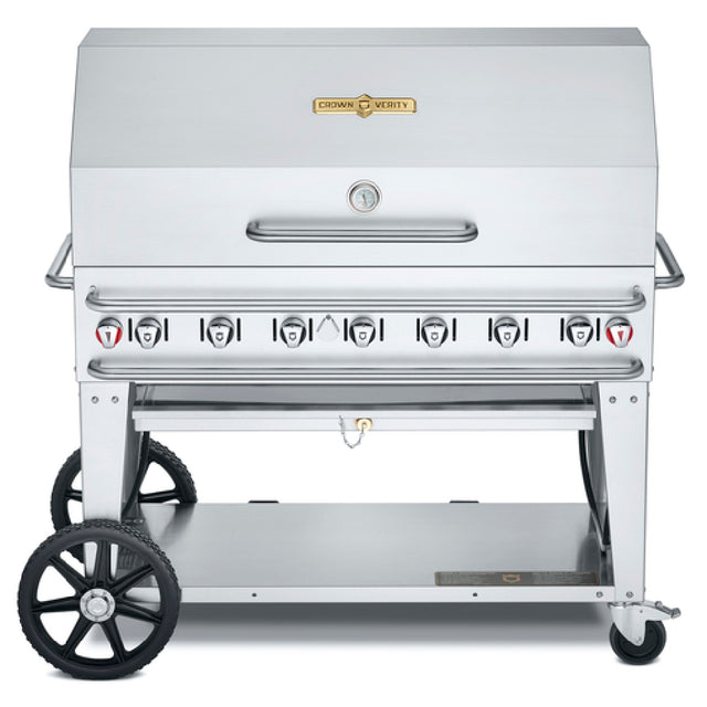 Crown Verity CV-RCB-48RDP-SI50/100 Pro Series Grill LP Gas 56"L X 28"D