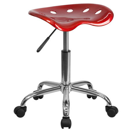 Flash Furniture LF-214A-WINERED-GG Vibrant Stool 20-1/4" To 25-3/4" Adjustable Height