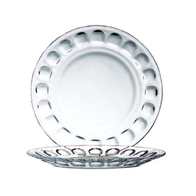 Arc Cardinal 01141 Arcoroc Roc Plate (D:9.13'') Soda Lime Glass