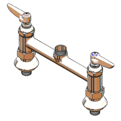 T&S Brass B-0220-EELN Faucet 00EE Inlets 8" Deck Mount