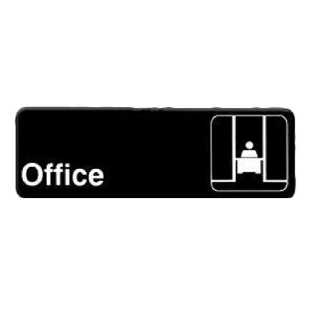 Thunder Group PLIS9323BK Information Symbol Sign 9" X 3" "Office"