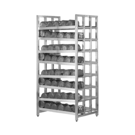 Alexander Industries CR-427-FF C Can Dispenser Rack Mobile 81"H