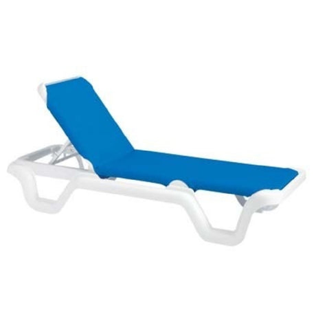 Grosfillex 99404006 Marina Chaise Without Arms Adjustable Sling