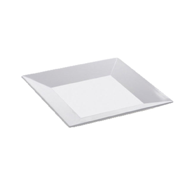 GET Enterprises ML-103-W Siciliano® Plate 8"L X 8"W Square