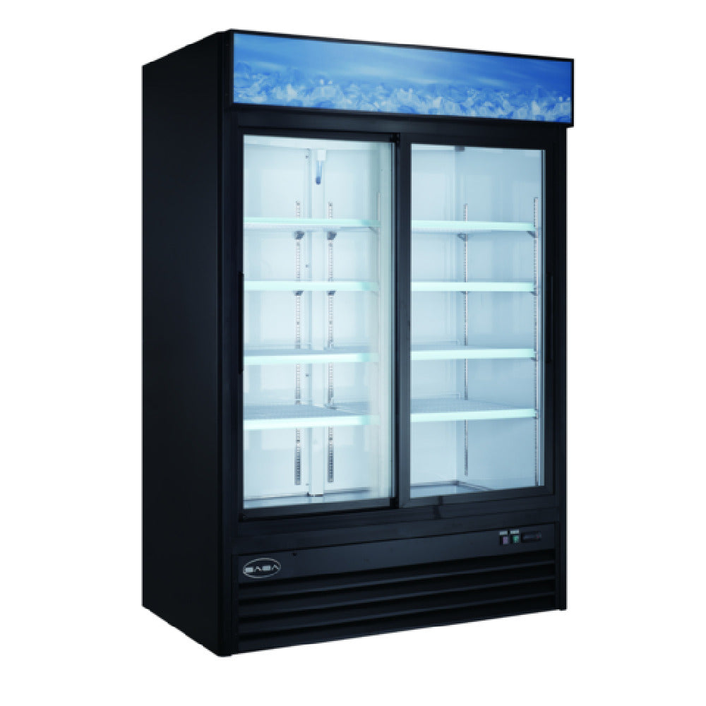 SABA SM-45RS Refrigerator Merchandiser Reach-in Two-section