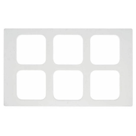 Hubert 72941 - Cold Tile, For 1/6-size Contemporary & Curveware Pans, 6-compartment