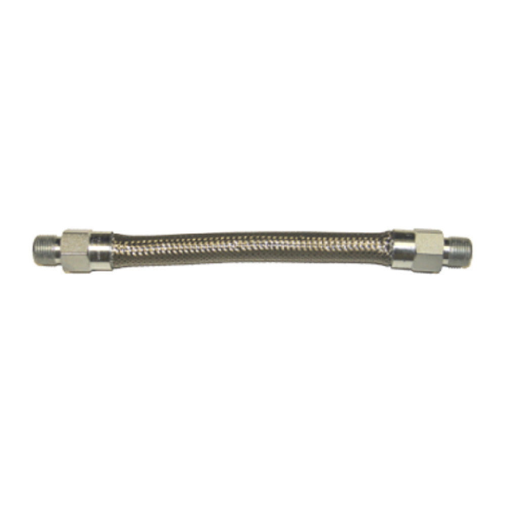 Dormont 1675B24 Dormont Braided Gas Connector Hose 3/4" Inside Dia. 24" Long Covered With Stainless Steel Braid