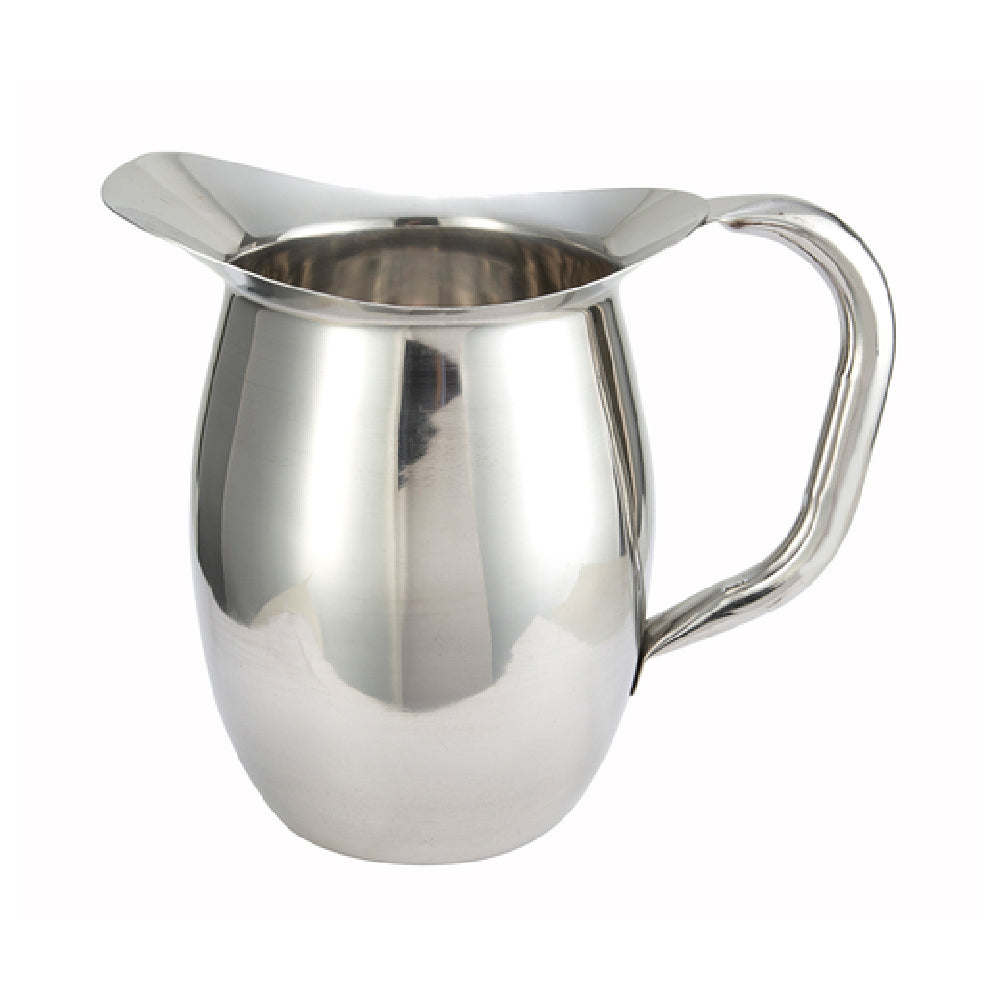 Winco WPB-3 Bell Pitcher 3 Qt. Heavy Weight Stainless Steel